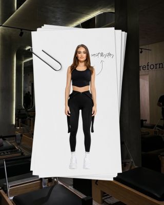 All black. All day. Pilates, barre or fitness – same energy 🖤